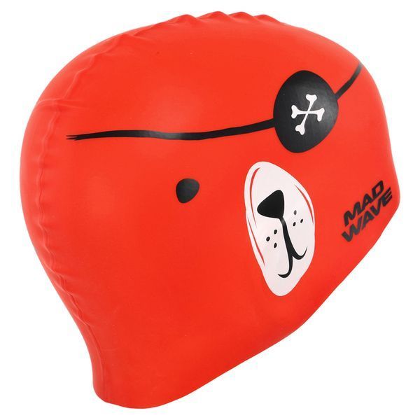 Шапочка для плавания силиконовая юниорская MadWave Junior PIRATE M057312 цвета в ассортименте M057312 фото