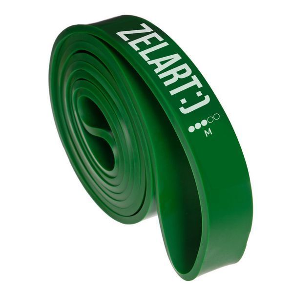 Резина петля для подтягиваний и тренировок лента силовая Zelart POWER BANDS FI-0889-3 16-39кг зеленый FI-0889-3 фото