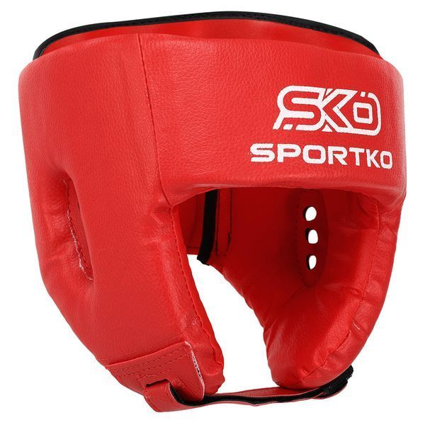 Шлем боксерский открытый искусственная кожа SPORTKO OD1 M-XL цвета в ассортименте L OD1 фото