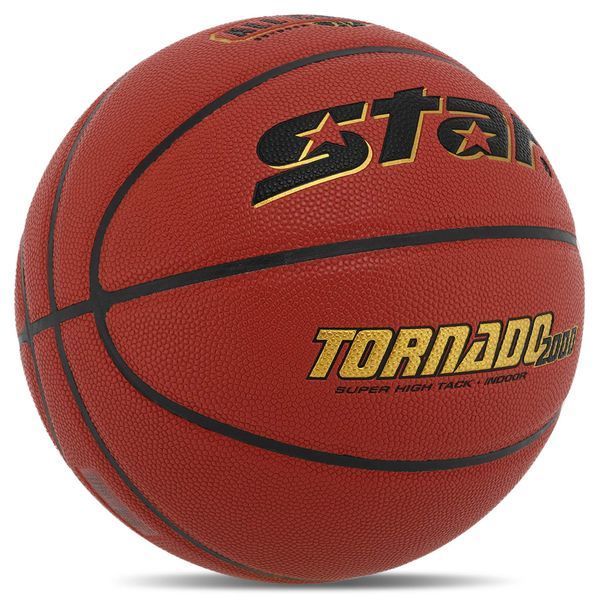 М'яч баскетбольний STAR TORNADO 2000 BB3157 розмір 7 червоний BB3157 фото