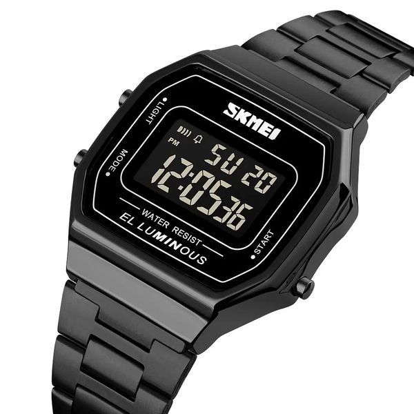 Часы наручные мужские SKMEI 1647BK, оригинальные мужские часы, противоударные часы для военнослужащих ws46797 фото