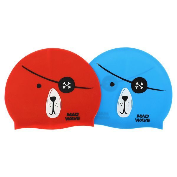 Шапочка для плавания силиконовая юниорская MadWave Junior PIRATE M057312 цвета в ассортименте M057312 фото