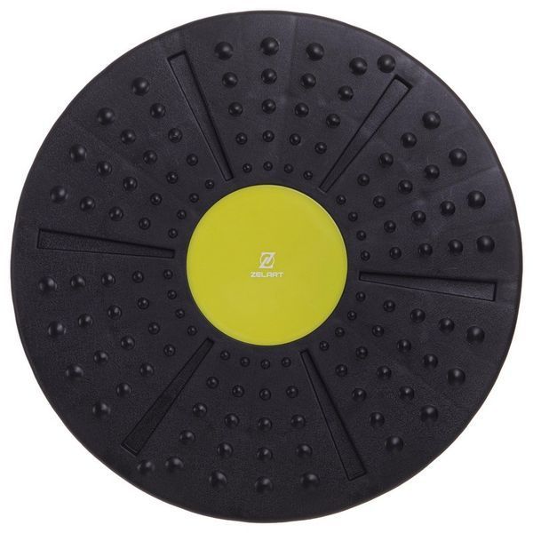 Диск балансировочный балансборд BALANCE BOARD Zelart FI-2581 38х8см черный-зеленый FI-2581 фото