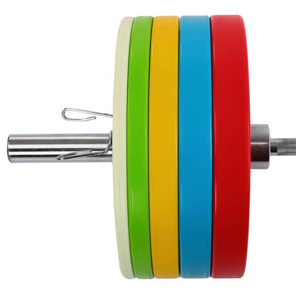 Бамперные диски полиуретановые Bumper Plates LiveUp LP8027-10 o50.5мм 10кг зеленый-черный LP8027-10 фото