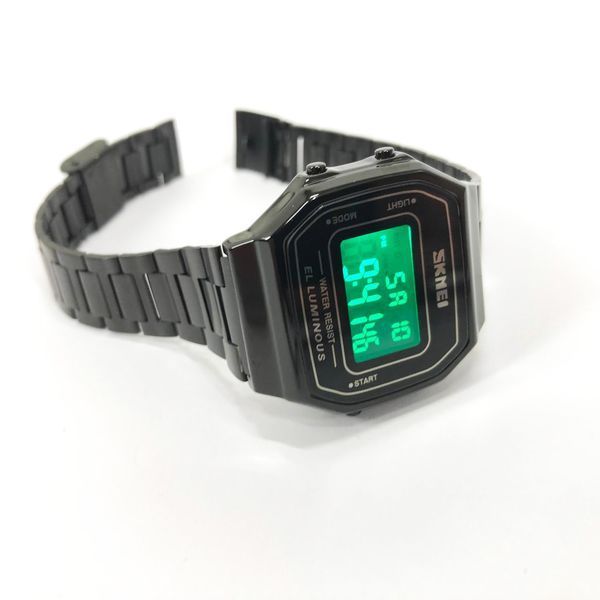 Часы наручные мужские SKMEI 1647BK, оригинальные мужские часы, противоударные часы для военнослужащих ws46797 фото