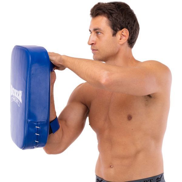 Макивара Прямая тренировочная для отработки ударов кожаная BOXER 1019-02 45х30х10см 1шт цвета в ассортименте 1019-02 фото