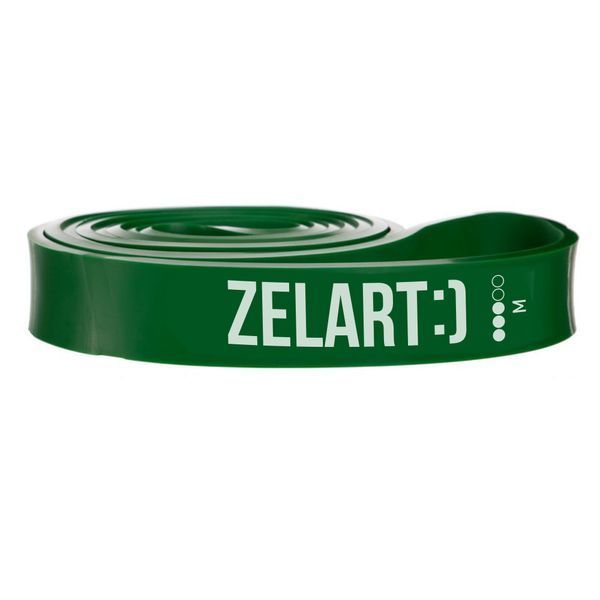 Резина петля для подтягиваний и тренировок лента силовая Zelart POWER BANDS FI-0889-3 16-39кг зеленый FI-0889-3 фото