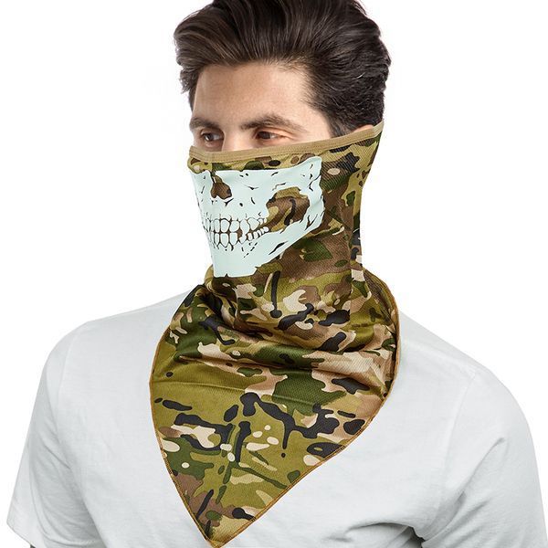Шарф-маска (мультиповязка) со светящимся принтом SP-Sport SKULL MASK TY-0353 цвета в ассортименте TY-0353 фото
