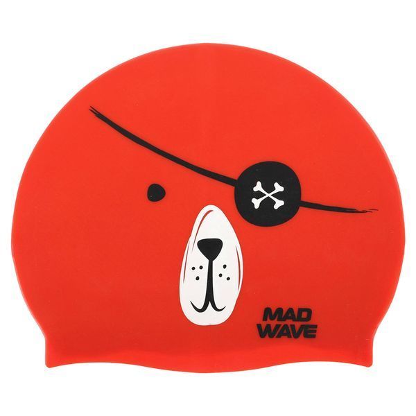 Шапочка для плавания силиконовая юниорская MadWave Junior PIRATE M057312 цвета в ассортименте M057312 фото