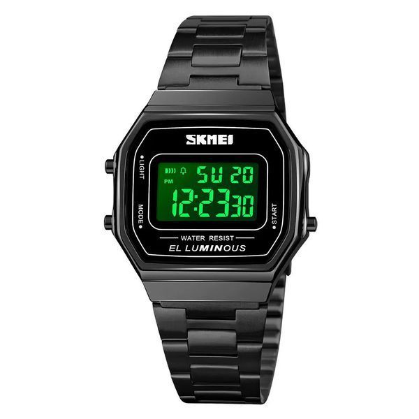 Часы наручные мужские SKMEI 1647BK, оригинальные мужские часы, противоударные часы для военнослужащих ws46797 фото