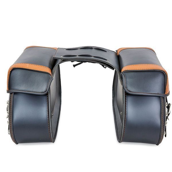 Кофры боковые для мотоцикла из экокожи Chopper BUOTAI H-17 2шт 49x30x15см черный H-17 фото