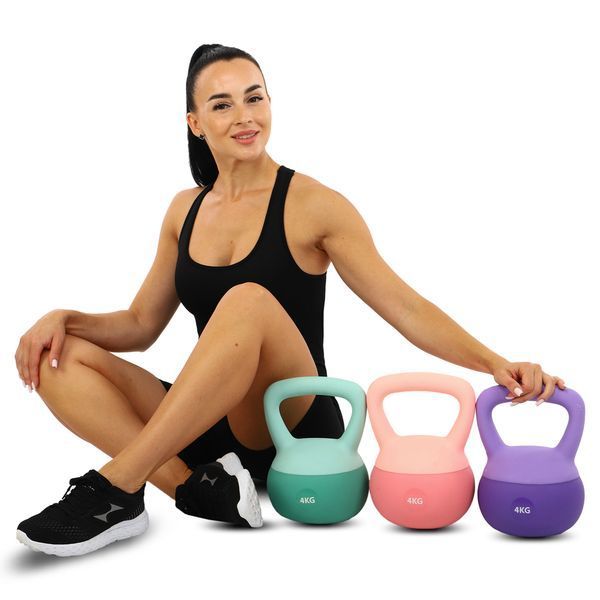 Гиря м'яка SP-Sport SOFT KETTLEBELL FI-0122-4 вага 4кг кольори в асортименті FI-0122-4 фото