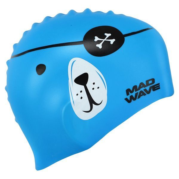 Шапочка для плавания силиконовая юниорская MadWave Junior PIRATE M057312 цвета в ассортименте M057312 фото