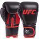 Перчатки боксерские на липучке PU UFC Myau Thai Style UHK-69744 16 унций черный UHK-69744 фото 1