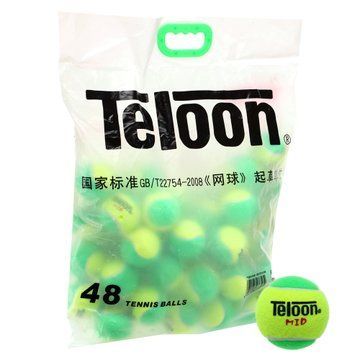 М'ячі для великого тенісу TELOON KIDS MID Stage-1 48шт зелений-салатовий Stage-1 фото