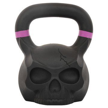 Гиря тренувальна цільна чавунна Iron head Skull Zelart TA-5707-20 вага 20кг зелений TA-5707-20 фото