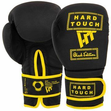 Перчатки боксерские на липучке PU HARD TOUCH BO-4658 10-14 унций цвета в ассортименте 10 унции BO-4658 фото