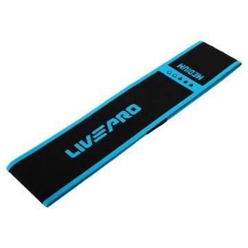 Резинка тканевая для упражнений лента сопротивления LOOP BANDS LiveUp LP8414-M черный LP8414-M фото