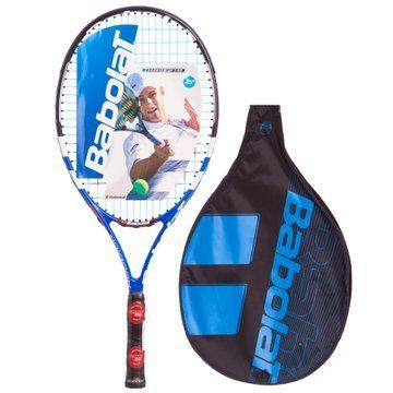 Ракетка для большого тенниса детская BABOLAT RODDICK 140059-100 140 9-10лет 25' голубой 140059-100 фото