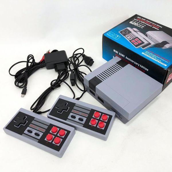 Игровая приставка GAME NES 620 / 7724 два джойстика 620 встроенных игр 8bit Av-Выход, приставки денди ws16781 фото