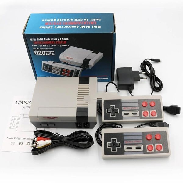 Игровая приставка GAME NES 620 / 7724 два джойстика 620 встроенных игр 8bit Av-Выход, приставки денди ws16781 фото