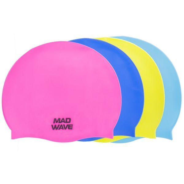 Шапочка для плавания силиконовая для взрослых MadWave LIGHT M053503 цвета в ассортименте M053503 фото