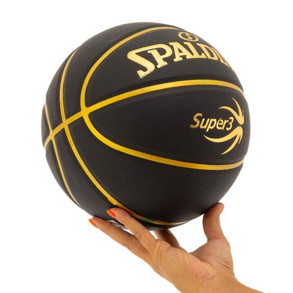 М'яч баскетбольний SPALDING SUPER3 77749Y розмір 7 чорний 77749Y фото