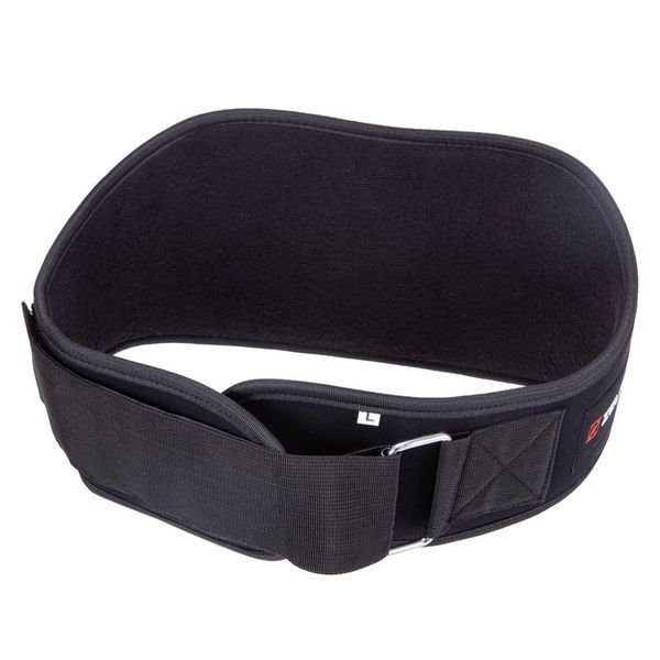 Пояс атлетичний текстильний ZELART SB-165406 спинка-19см розмір-XS-XXL чорний SB-165406 фото