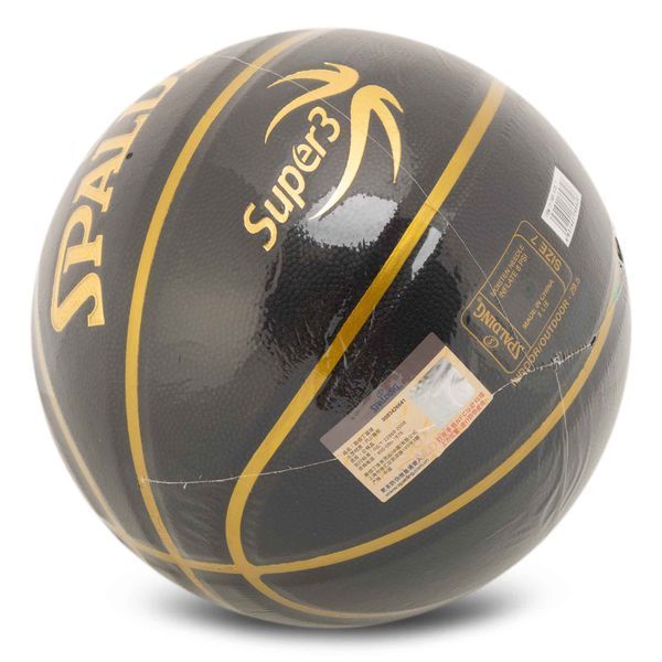 М'яч баскетбольний SPALDING SUPER3 77749Y розмір 7 чорний 77749Y фото