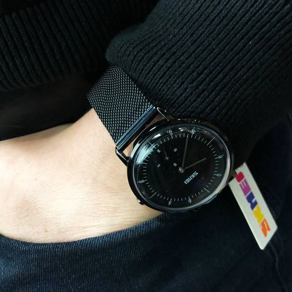 Часы наручные мужские SKMEI 9245BK, мужские часы стильные часы на руку, оригинальные мужские часы ws97726 фото