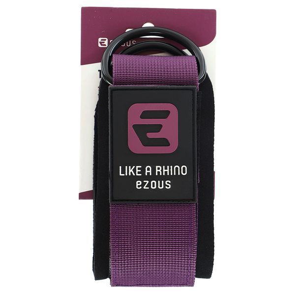 Лямка для ніг TRAINING ANKLE STRAPS 3.0 EZOUS H-04 1шт чорний-фіолетовий H-04 фото