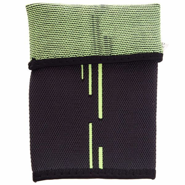 Фиксатор мышц голени спортивный компрессионный 1штука SIBOTE ST-1012-G S-XL серый-салатовый ST-1012-G фото