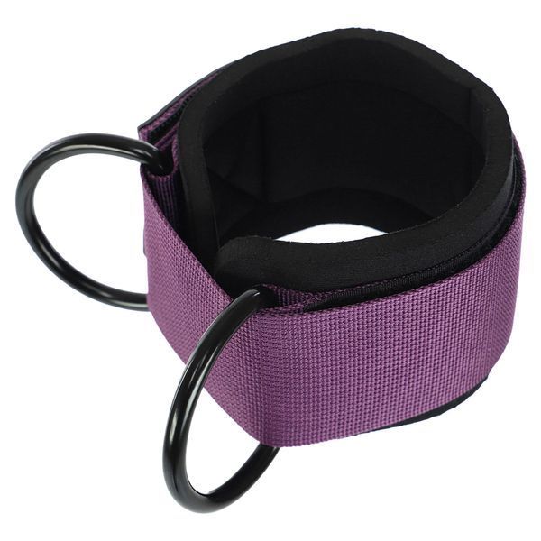 Лямка для ніг TRAINING ANKLE STRAPS 3.0 EZOUS H-04 1шт чорний-фіолетовий H-04 фото