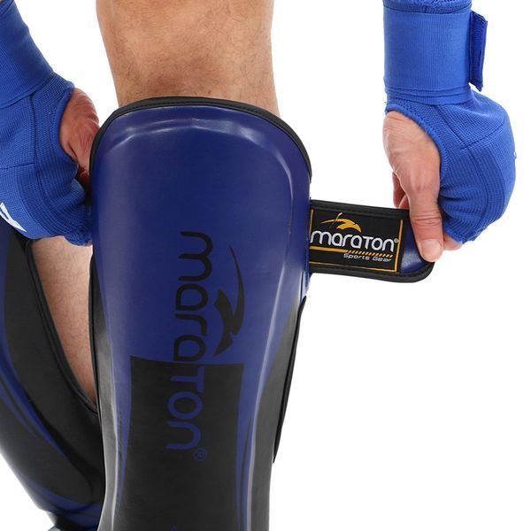 Захист гомілки та стопи Муай Тай, ММА, Кікбоксинг REXION MARATON BO-9321 S-XL кольори в асортименті S BO-9321 фото