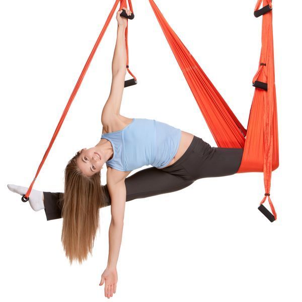 Гамак для йоги с ручками Antigravity Yoga SP-Planeta FI-5323 цвета в ассортименте FI-5323 фото