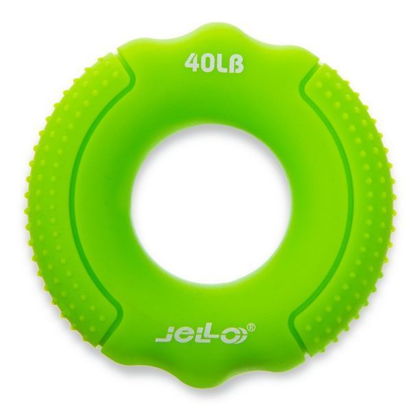 Эспандер кистевой кольцо JELLO FI-1788 1шт нагрузка 4,5-27кг цвета в ассортименте 10LB FI-1788 фото