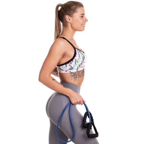 Еспандер трубчастий з ручками з дверним фіксатором Zelart ET-101 MEDIUM довжина-120см чорний ET-101 фото