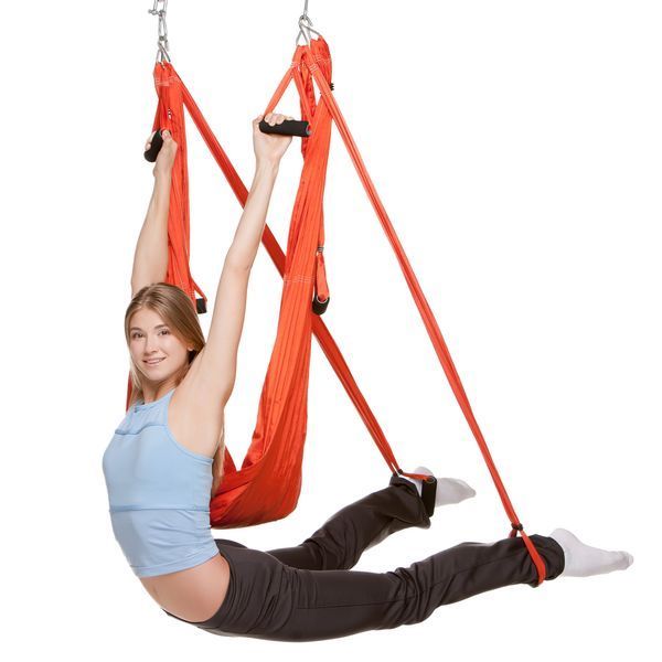 Гамак для йоги с ручками Antigravity Yoga SP-Planeta FI-5323 цвета в ассортименте FI-5323 фото