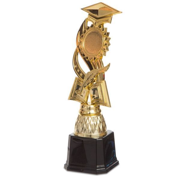 Фігура нагородна емблемоносій SP-Sport Магістр JZ-19821 висота 26см золото JZ-19821 фото
