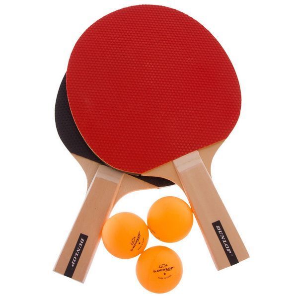 Набор для настольного тенниса DUNLOP RAGE DL679212 2 ракетки 3 мяча сетка чехол DL679212 фото