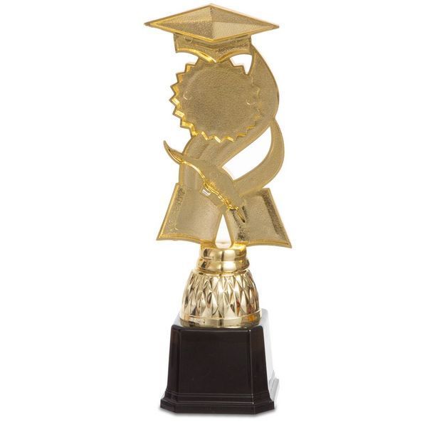 Фігура нагородна емблемоносій SP-Sport Магістр JZ-19821 висота 26см золото JZ-19821 фото
