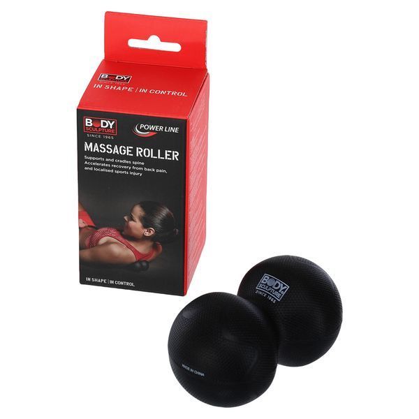 М'яч масажний подвійний для МФР та самомасажу Duoball BODY SCULPTURE SXBB-0122-B o6,5см чорний SXBB-0122-B фото
