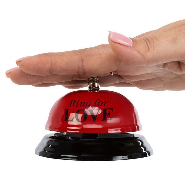 Дзвінок настільний металевий SP-Sport IG-1513-2 червоний IG-1513-2 фото