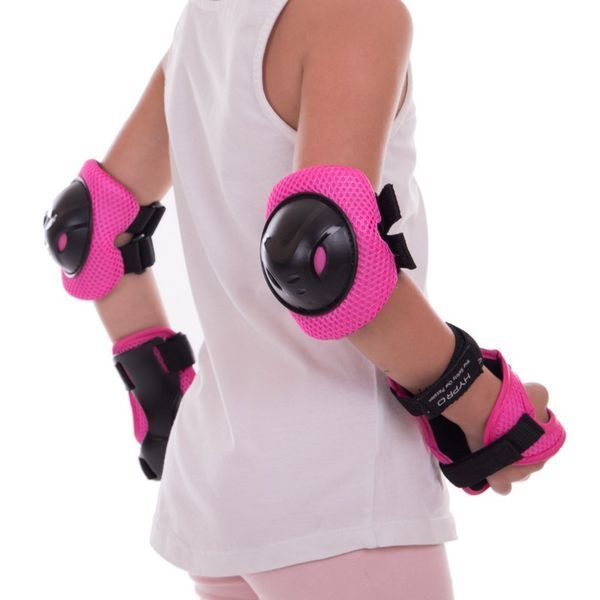 Защита для роликов детская наколенники налокотники перчатки HYPRO HP-SP-B101A S-M цвета в ассортименте M (8-12 лет) HP-SP-B101A фото
