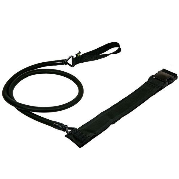 Трос эластичный с поясом MadWave SHORT BELT M077104 длина-1,15м цвета в ассортименте 3,6-10,8 кг M077104 фото