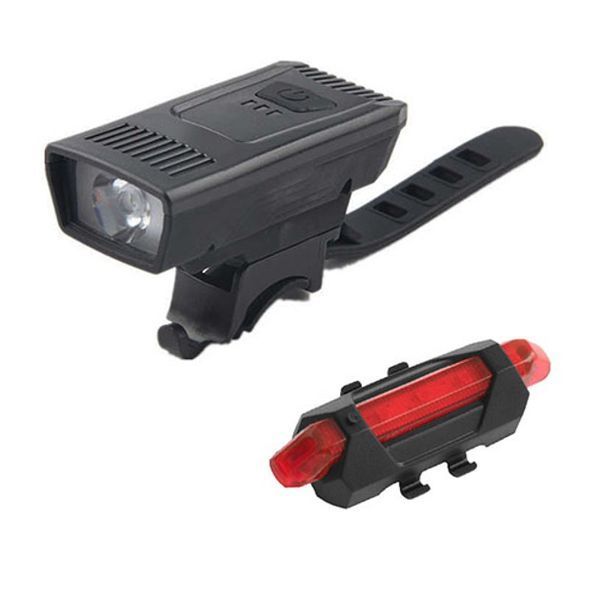 Велофонарь аккумуляторный комплект 1803-1-XPE + STOP-5LED, Велосипедный свет на руль ws25839 фото