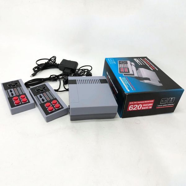 Игровая приставка GAME NES 620 / 7724 два джойстика 620 встроенных игр 8bit Av-Выход, приставки денди ws16781 фото