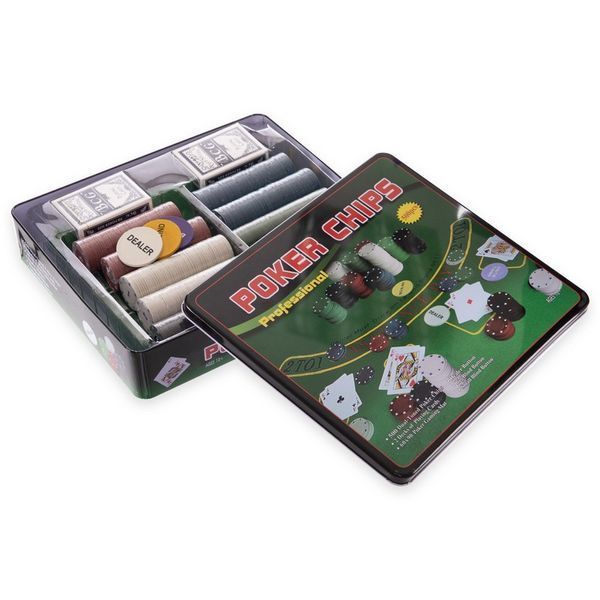 Набор для покера в металлической коробке Professional Poker chips SP-Sport IG-3006 500 фишек IG-3006 фото