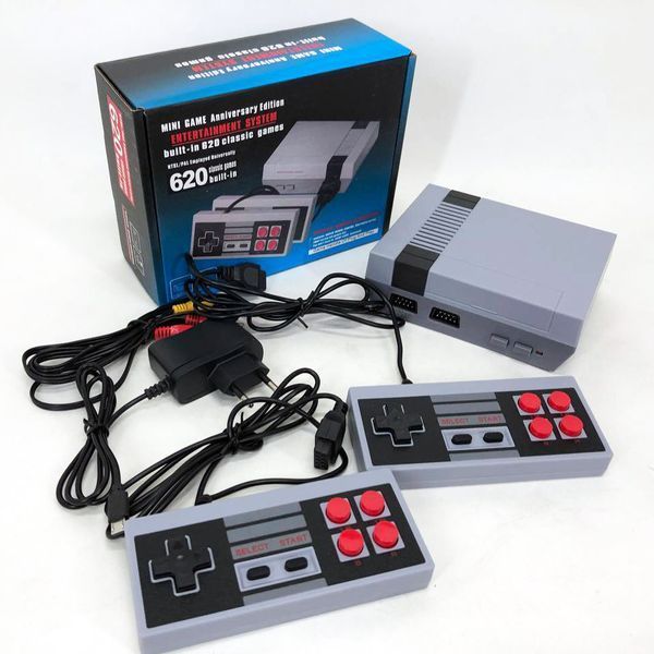 Игровая приставка GAME NES 620 / 7724 два джойстика 620 встроенных игр 8bit Av-Выход, приставки денди ws16781 фото