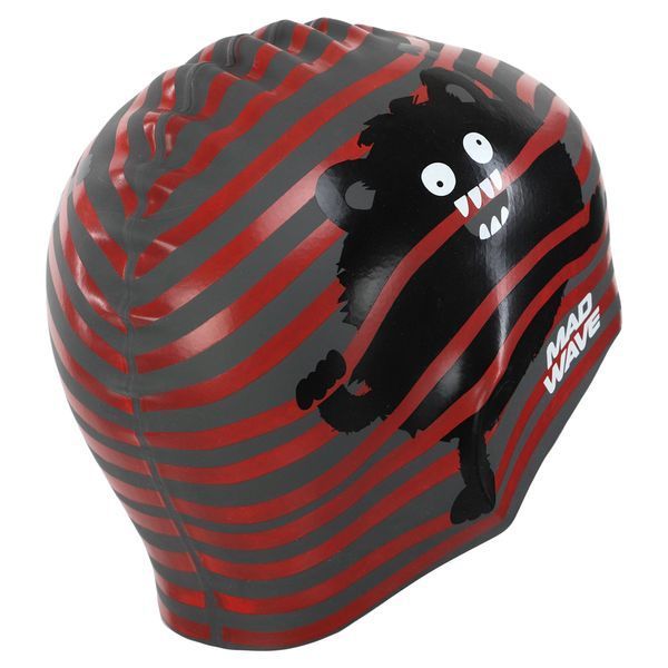 Шапочка для плавания силиконовая юниорская MadWave Junior MONSTER M057309 цвета в ассортименте M057309 фото